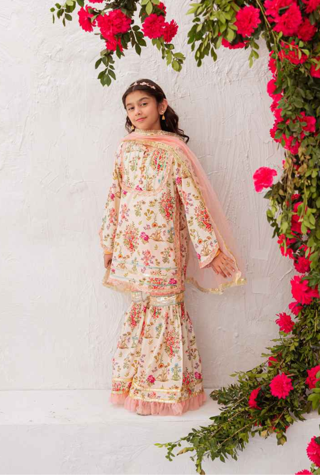 Absolutely Blooming Gharara Set 3 Pcs